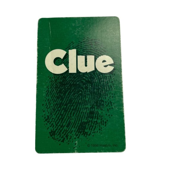 Vintage 1998 CLUE Character Card Mrs White  Replacement Game Piece u - Picture 2 of 2